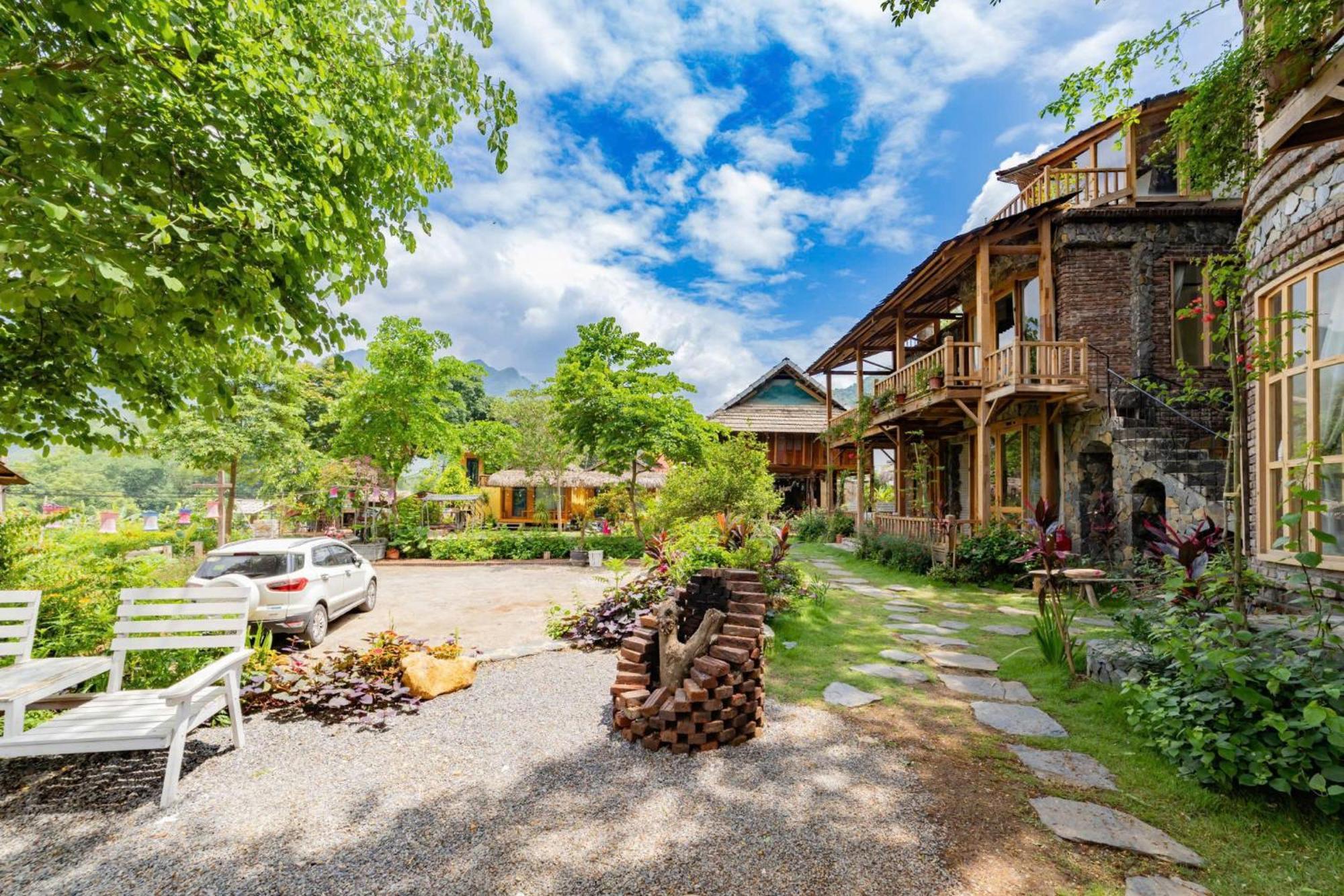 Mai Chau 4 Seasons Bungalow & Hotel Bagian luar foto