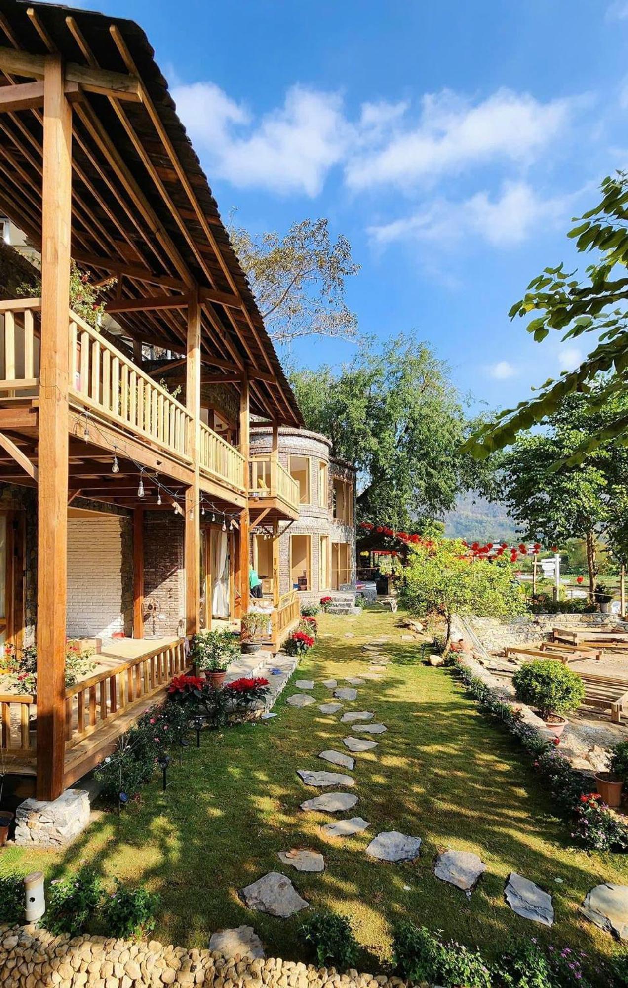 Mai Chau 4 Seasons Bungalow & Hotel Bagian luar foto