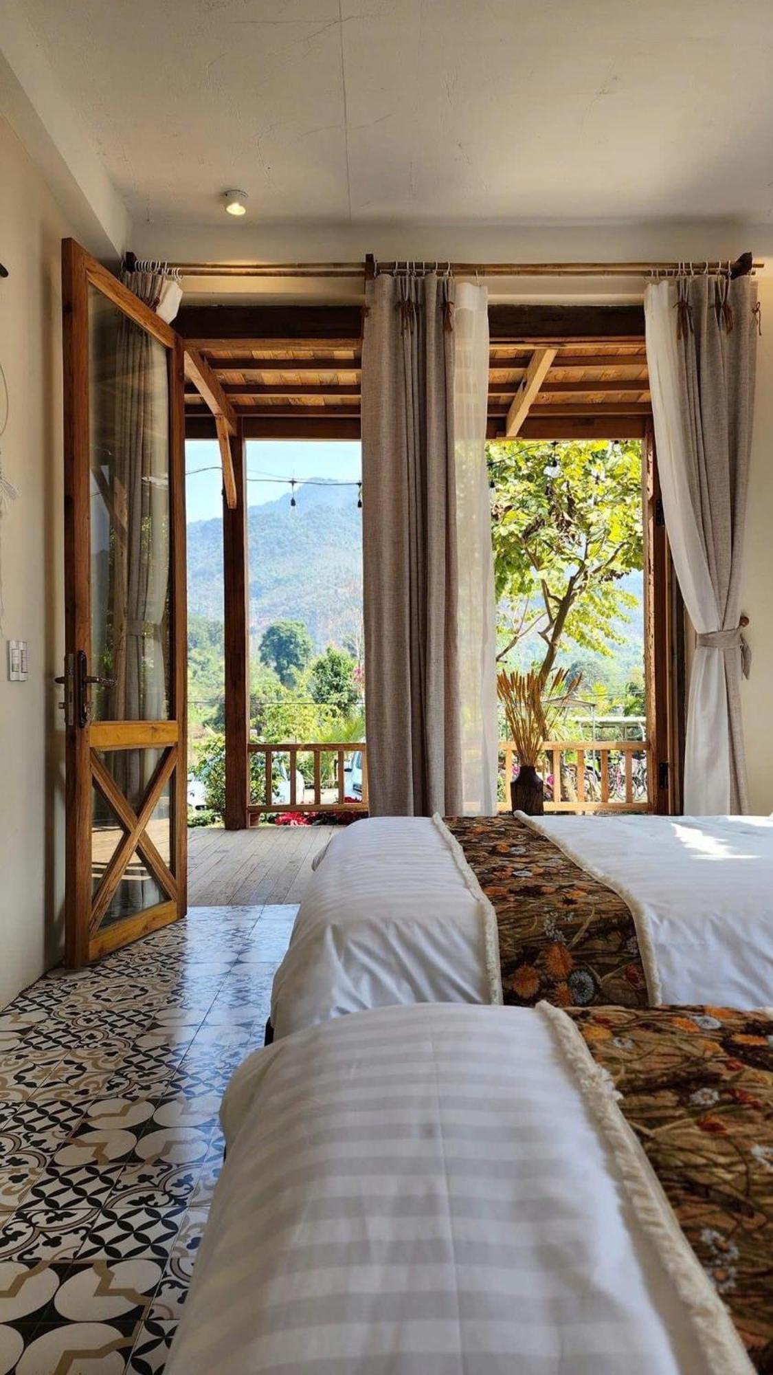Mai Chau 4 Seasons Bungalow & Hotel Bagian luar foto