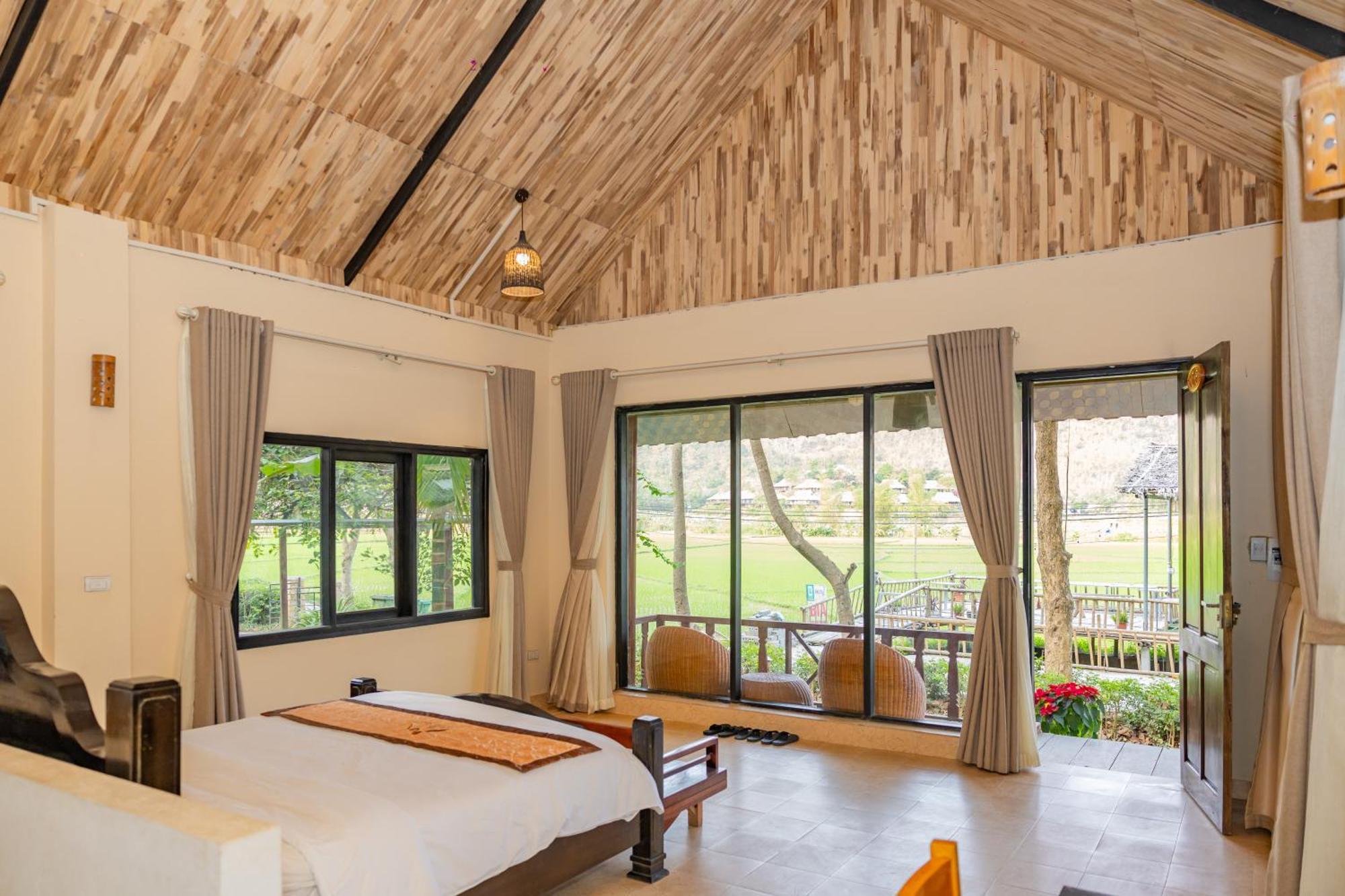 Mai Chau 4 Seasons Bungalow & Hotel Bagian luar foto